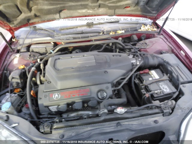 19UYA42681A003444 - 2001 ACURA 3.2CL TYPE-S RED photo 10