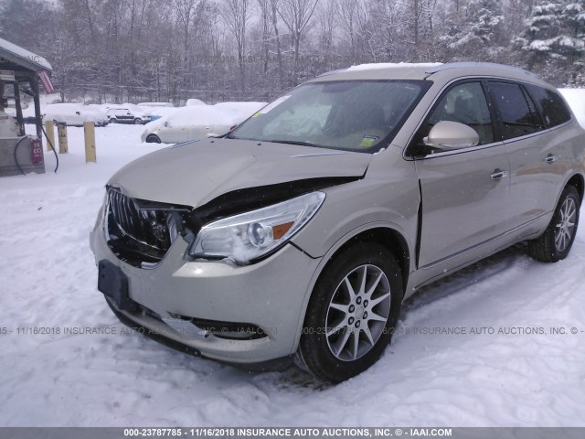 5GAKVBKD8FJ247731 - 2015 BUICK ENCLAVE BEIGE photo 2