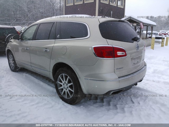 5GAKVBKD8FJ247731 - 2015 BUICK ENCLAVE BEIGE photo 3