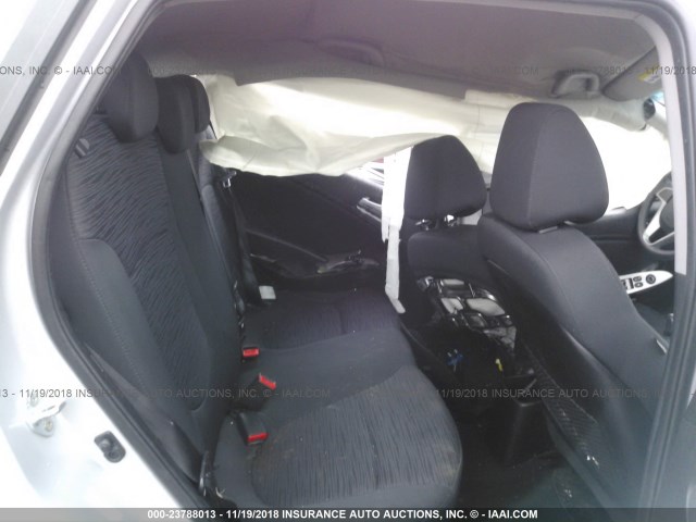 KMHCT5AE2GU285827 - 2016 HYUNDAI ACCENT SE SILVER photo 8