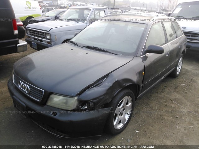 WAUGD28D3XA000906 - 1999 AUDI A4 2.8 AVANT QUATTRO BLACK photo 2