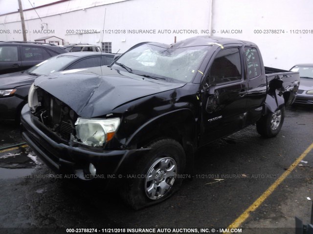 5TETU62N37Z400867 - 2007 TOYOTA TACOMA PRERUNNER ACCESS CAB BLACK photo 2