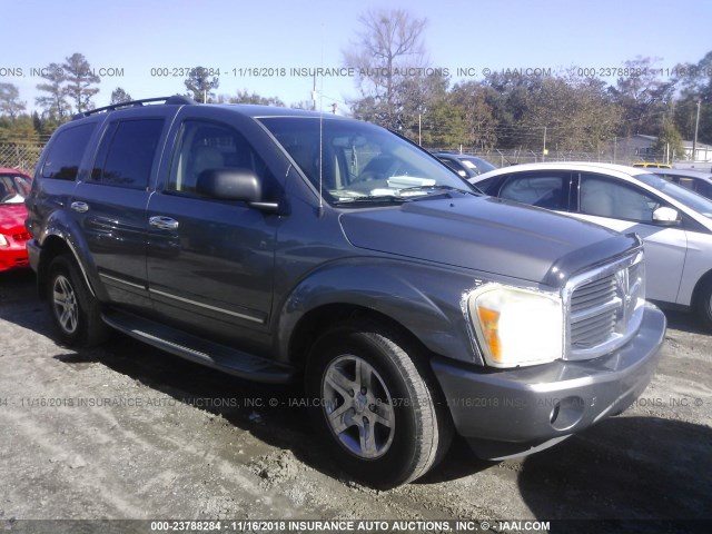 1D4HD58D75F514396 - 2005 DODGE DURANGO LIMITED GRAY photo 1