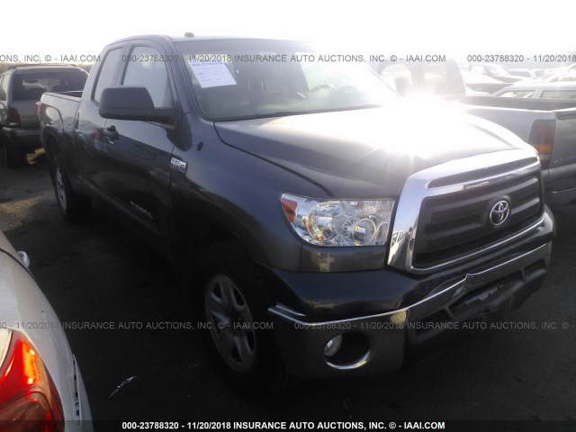 5TFRY5F18DX134751 - 2013 TOYOTA TUNDRA DOUBLE CAB SR5 GRAY photo 1