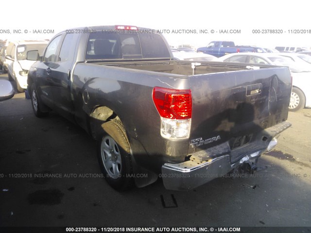 5TFRY5F18DX134751 - 2013 TOYOTA TUNDRA DOUBLE CAB SR5 GRAY photo 3