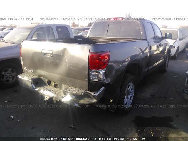 5TFRY5F18DX134751 - 2013 TOYOTA TUNDRA DOUBLE CAB SR5 GRAY photo 4