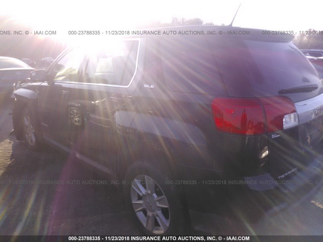 2GKALMEK0D6290819 - 2013 GMC TERRAIN SLE BLACK photo 3