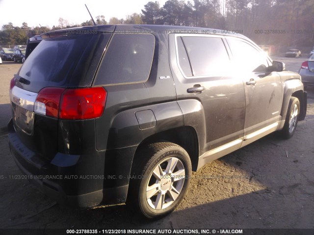 2GKALMEK0D6290819 - 2013 GMC TERRAIN SLE BLACK photo 4