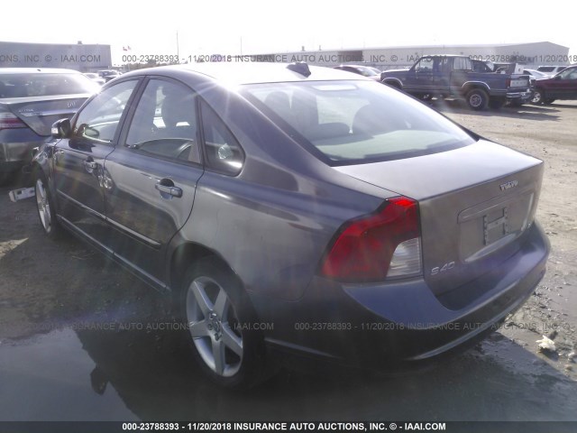 YV1MS382782380872 - 2008 VOLVO S40 2.4I GRAY photo 3