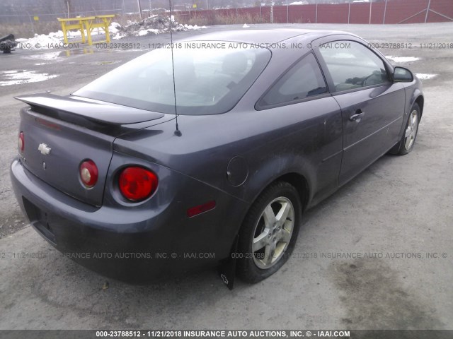 1G1AL15F367664025 - 2006 CHEVROLET COBALT LT PURPLE photo 4