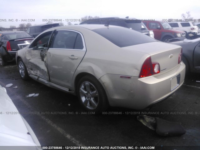 1G1ZC5EB6AF107714 - 2010 CHEVROLET MALIBU 1LT 金色 照片 3