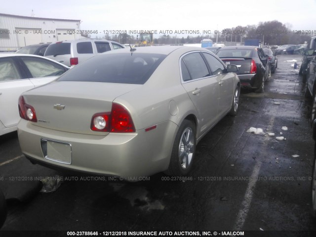 1G1ZC5EB6AF107714 - 2010 CHEVROLET MALIBU 1LT 金色 照片 4