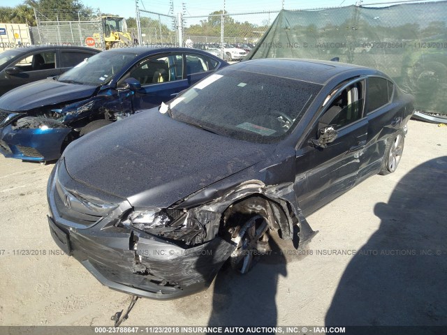 19VDE1F39EE000273 - 2014 ACURA ILX 20 GRAY photo 6