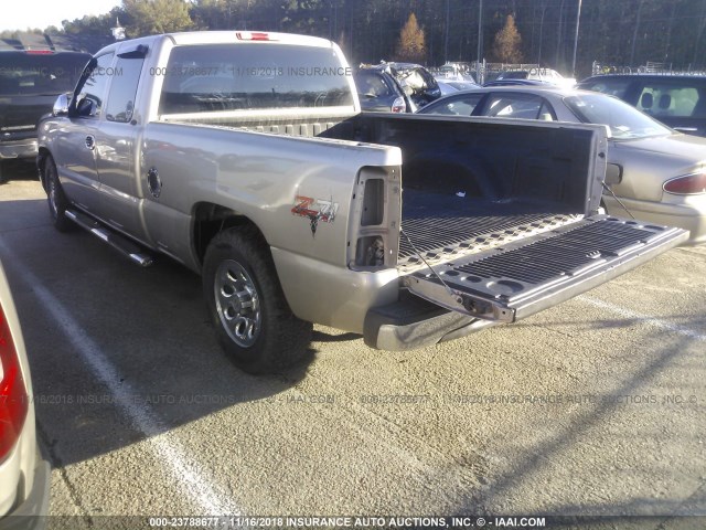 1GCEC19X07Z129378 - 2007 CHEVROLET SILVERADO C1500 CLASSIC SILVER photo 3