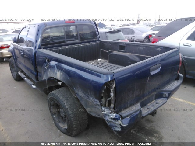 5TEUU42N47Z399995 - 2007 TOYOTA TACOMA ACCESS CAB ლურჯი ფოტო 3
