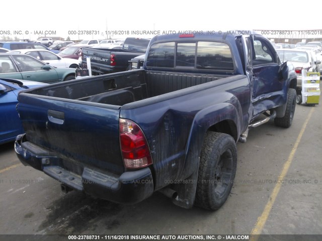 5TEUU42N47Z399995 - 2007 TOYOTA TACOMA ACCESS CAB ლურჯი ფოტო 4