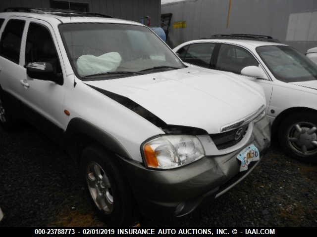 4F2CU08112KM30710 - 2002 MAZDA TRIBUTE LX/ES WHITE photo 6