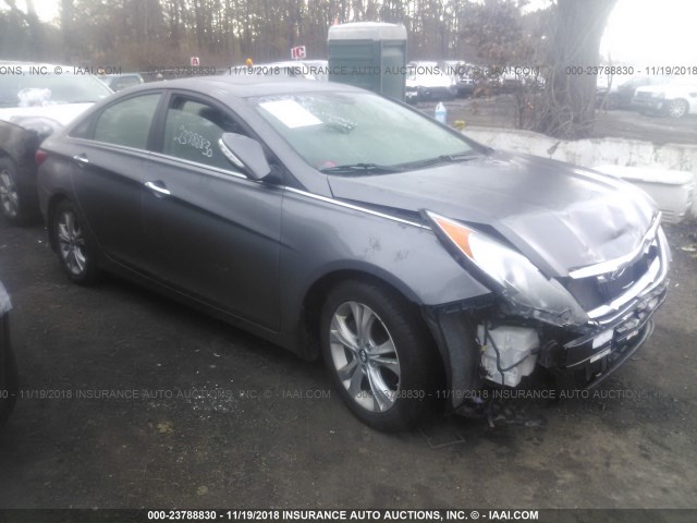 5NPEC4AC9DH662729 - 2013 HYUNDAI SONATA SE/LIMITED GRAY photo 1