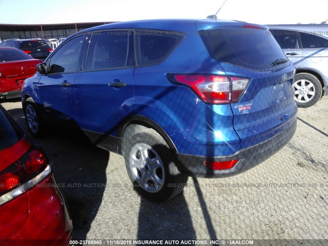 1FMCU0F7XHUE07765 - 2017 FORD ESCAPE S BLUE photo 3