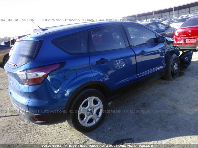 1FMCU0F7XHUE07765 - 2017 FORD ESCAPE S BLUE photo 4