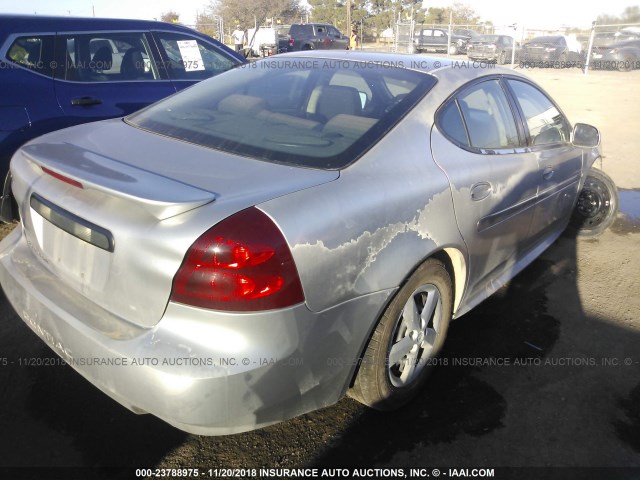 2G2WP552261255330 - 2006 PONTIAC GRAND PRIX SILVER photo 4