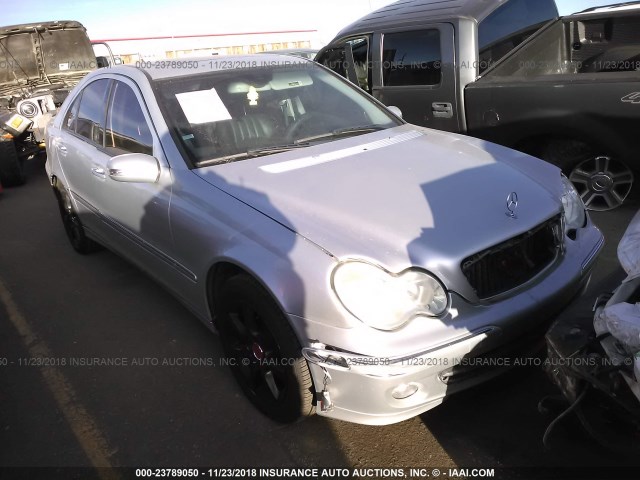 WDBRF54H17F852768 - 2007 MERCEDES-BENZ C 280 SILVER photo 1