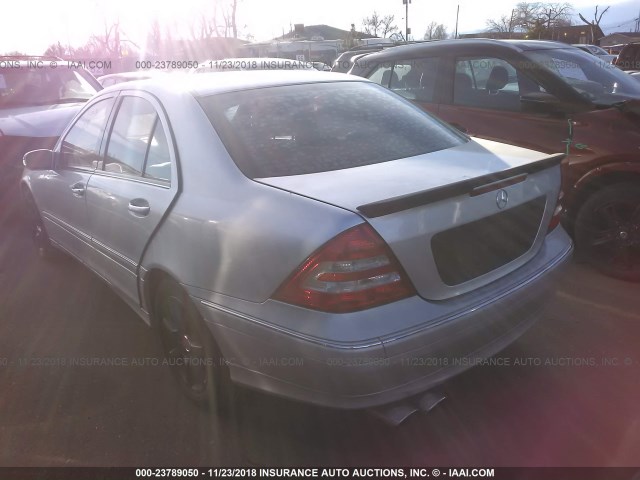 WDBRF54H17F852768 - 2007 MERCEDES-BENZ C 280 SILVER photo 3