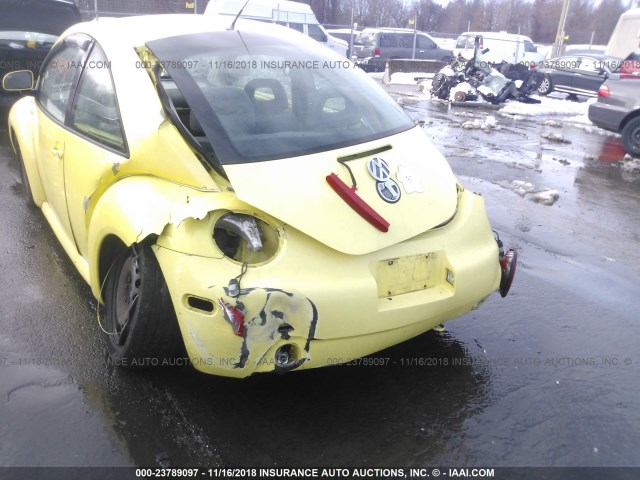 3VWBA21C6YM421589 - 2000 VOLKSWAGEN NEW BEETLE GL 黄色 照片 6