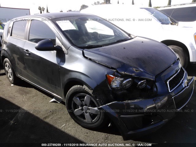1G1JA6SG7E4130817 - 2014 CHEVROLET SONIC LS GRAY photo 1