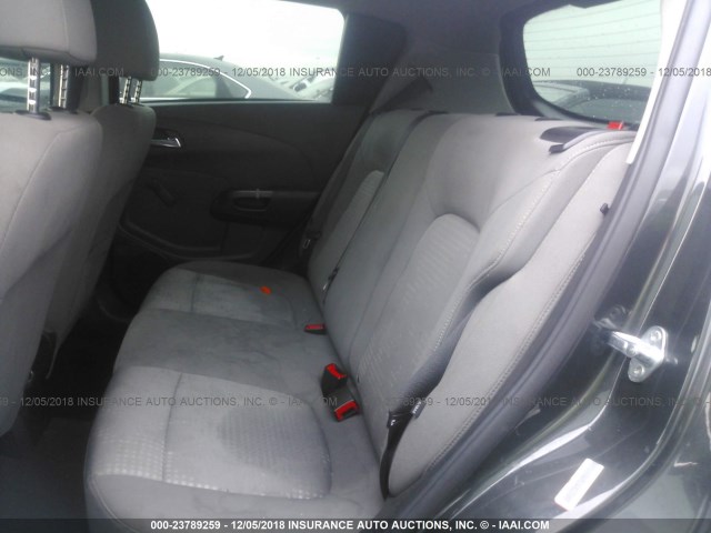 1G1JA6SG7E4130817 - 2014 CHEVROLET SONIC LS GRAY photo 8
