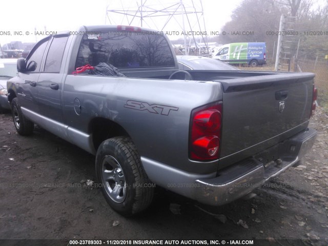 1D7HA18K17J613489 - 2007 DODGE RAM 1500 ST GRAY photo 3