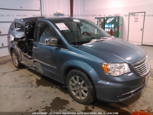 2A4RR8DG7BR759153 - 2011 CHRYSLER TOWN & COUNTRY TOURING L BLUE photo 1