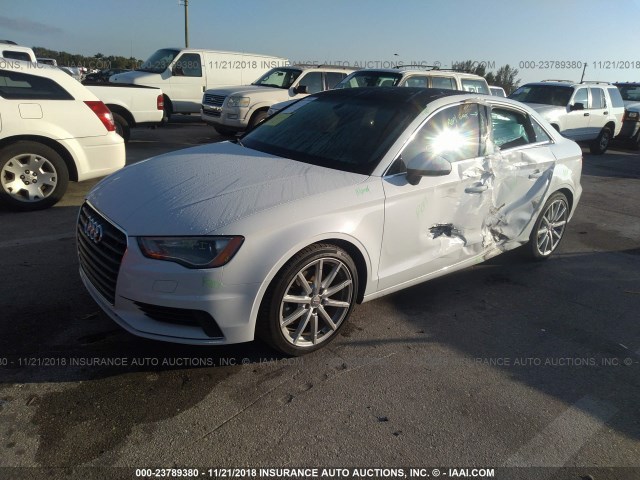 WAUCCGFF9F1142646 - 2015 AUDI A3 PREMIUM PLUS WHITE photo 2