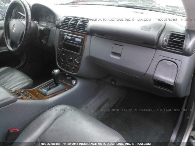 4JGAB54E0XA057879 - 1999 MERCEDES-BENZ ML 320 GRAY photo 5