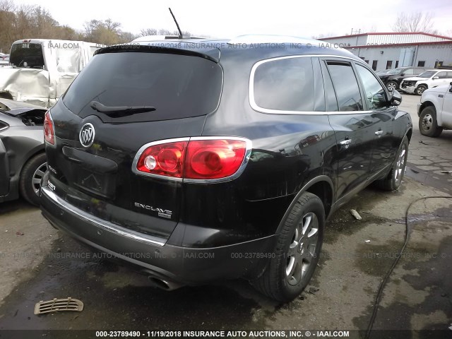 5GAER23778J235888 - 2008 BUICK ENCLAVE CXL BLACK photo 4