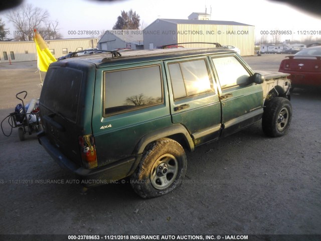 1J4FJ68S3WL179085 - 1998 JEEP CHEROKEE SPORT/CLASSIC GREEN photo 4