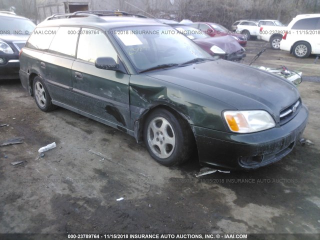 4S3BH635216307678 - 2001 SUBARU LEGACY L GREEN photo 6