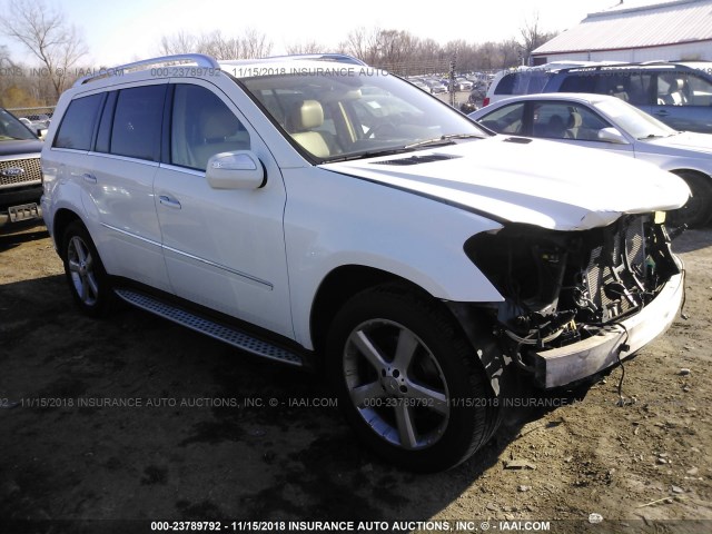 4JGBF71E79A516028 - 2009 MERCEDES-BENZ GL 450 4MATIC WHITE photo 1