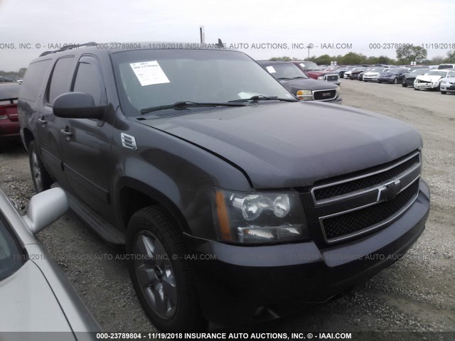 1GNUCJE05AR205521 - 2010 CHEVROLET SUBURBAN C1500 LT BLACK photo 1