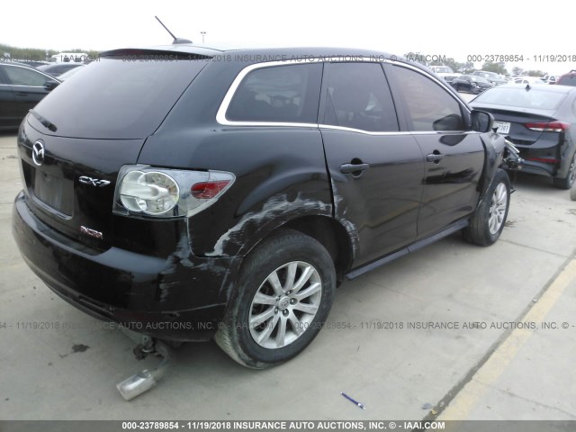 JM3ER2C52B0387353 - 2011 MAZDA CX-7 BLACK photo 4