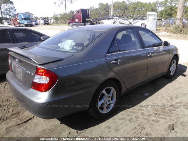 4T1BE32K83U665490 - 2003 TOYOTA CAMRY LE/XLE/SE Մոխրագույն լուսանկար 4
