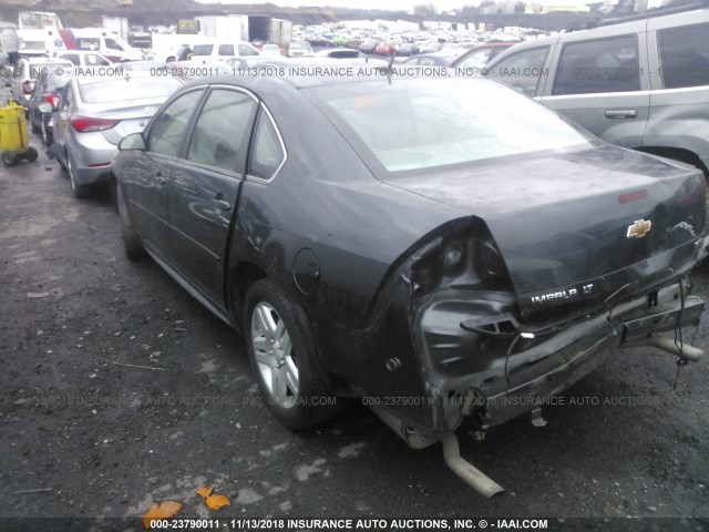 2G1WB5E37E1141267 - 2014 CHEVROLET IMPALA LIMITED LT GRAY photo 3