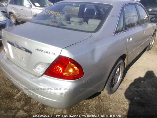 4T1BF28B61U144375 - 2001 TOYOTA AVALON XL/XLS SILVER photo 6