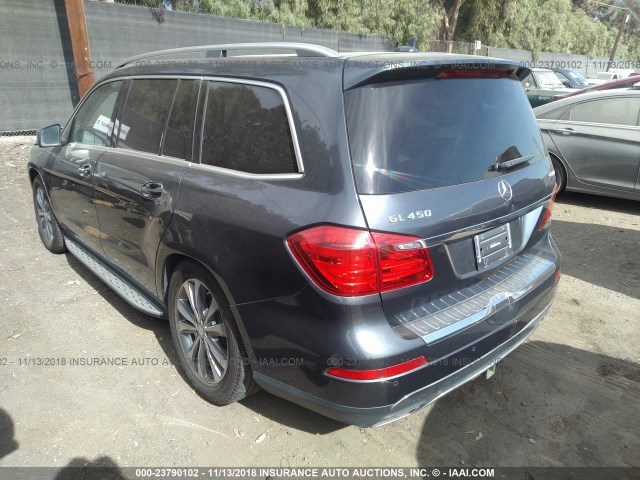 4JGDF7CE5DA224196 - 2013 MERCEDES-BENZ GL 450 4MATIC GRAY photo 3