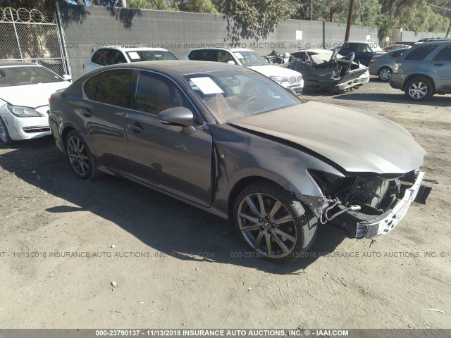 JTHBE1BL3FA014614 - 2015 LEXUS GS 350 GRAY photo 1