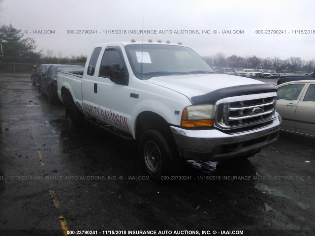 1FTSX31S11EB83497 - 2001 FORD F350 SRW SUPER DUTY WHITE photo 1