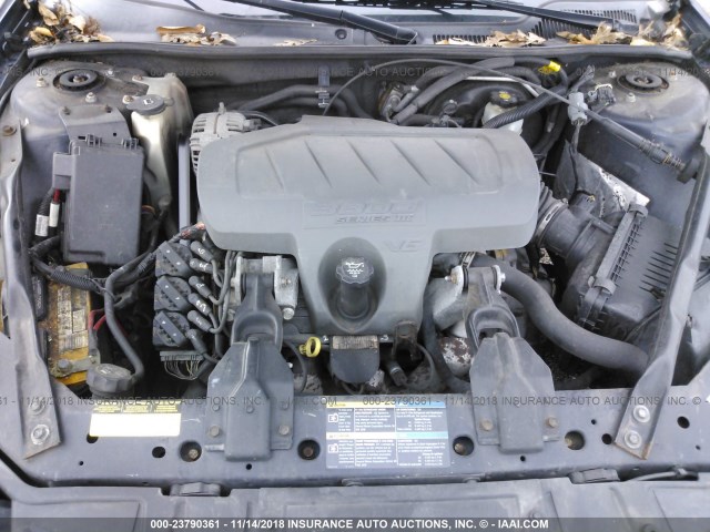 2G2WP552981138931 - 2008 PONTIAC GRAND PRIX Մուգ կապույտ լուսանկար 10