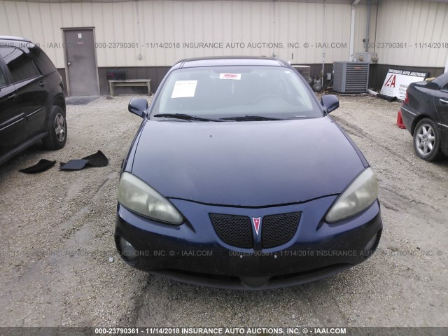 2G2WP552981138931 - 2008 PONTIAC GRAND PRIX Մուգ կապույտ լուսանկար 6