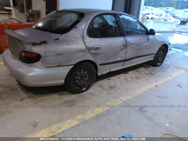 KMHJF34M0TU280528 - 1996 HYUNDAI ELANTRA GLS GRAY photo 4