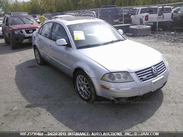 WVWUK63BX4P323285 - 2004 VOLKSWAGEN PASSAT W8 4MOTION SILVER photo 1